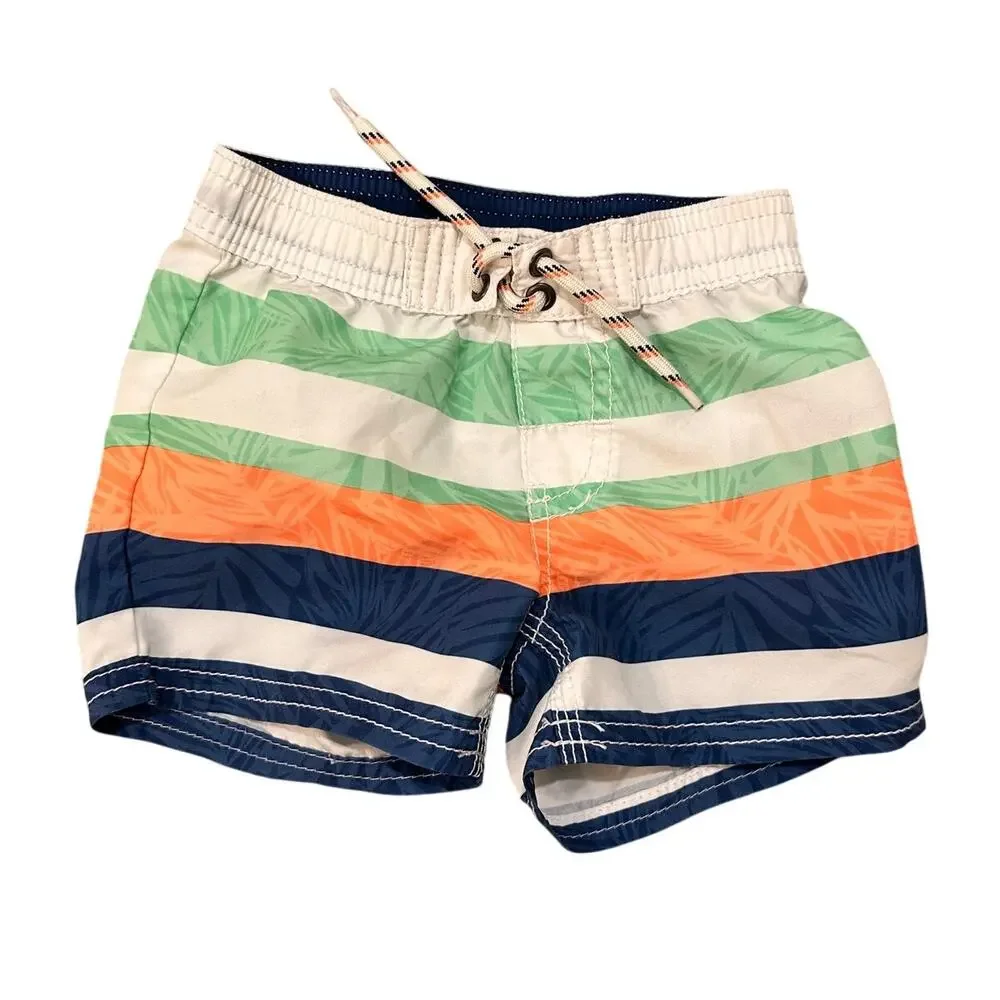 OshKosh B'Gosh Striped Swim Trunks UPF 50+, 6-9 M